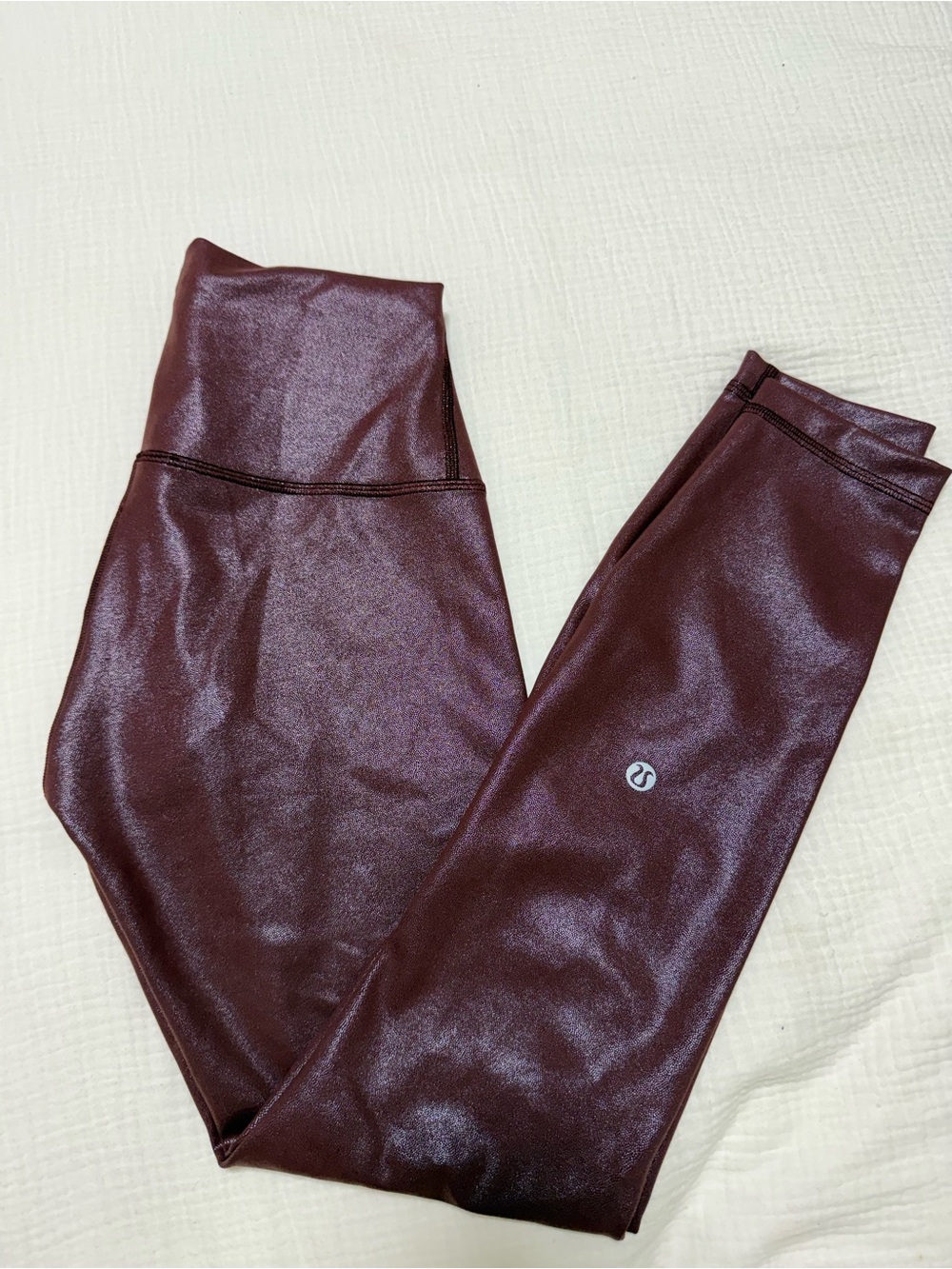 lululemon athletica Shimmery Deep Burgundy Leggings